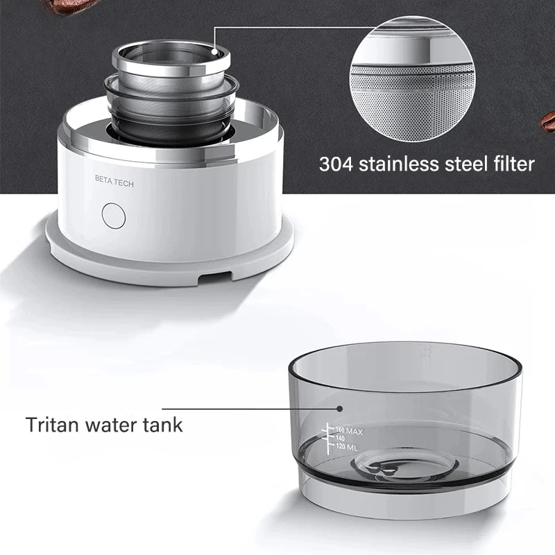 Mini Coffee Machine Hand-Pressed Coffee Maker Coffee Brewer Grinder Automatic Hand Drip Coffee Americano Maker Coffeeware