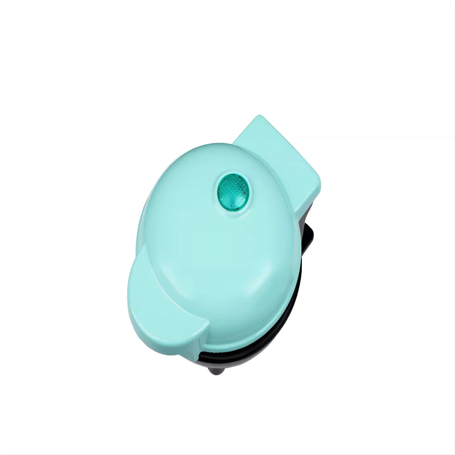 Multi Functional Mini Heart-Shaped Waffle Maker, Double-Sided Heated Breakfast Toaster, Portable Baking Machine
