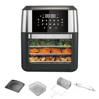 2400W 9L/1700W 12L/1350W 10L Hot Air Fryer Multi-Function Air Fryer Automatic Programmes with LED Touch Screen Timable Air Fryer