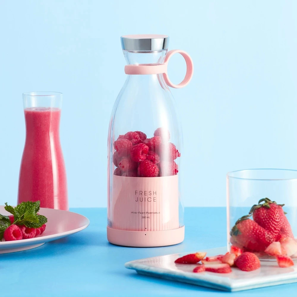 Blender Smoothie Juicer, Portable Blender Mini Jug Blenders, Multifunctional Personal Blender with USB Rechargeable