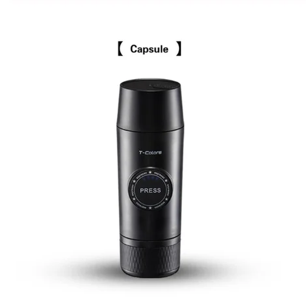 Portable Nespresso Coffe Maker Espresso Rechargeable Coffee Machine Outdoor Travebuilt-In Battery Extraction Powder & Capsule