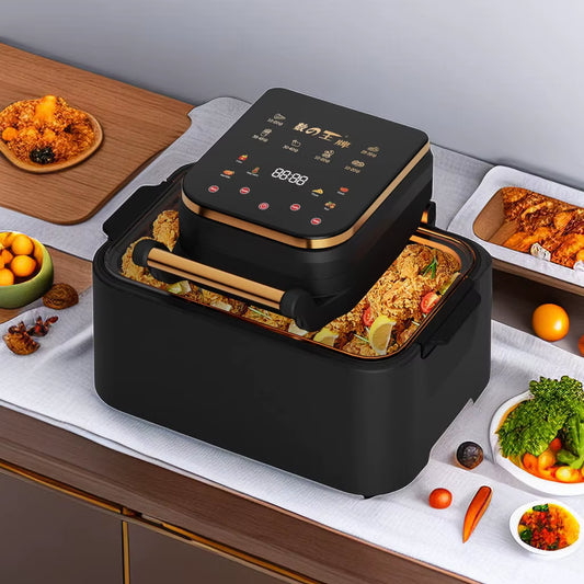 Home-Appliance Touch Control Non-Fat Fryer Kitchen Multicooker Air Fryer Machine Convection Oven Air Fryer without Oil