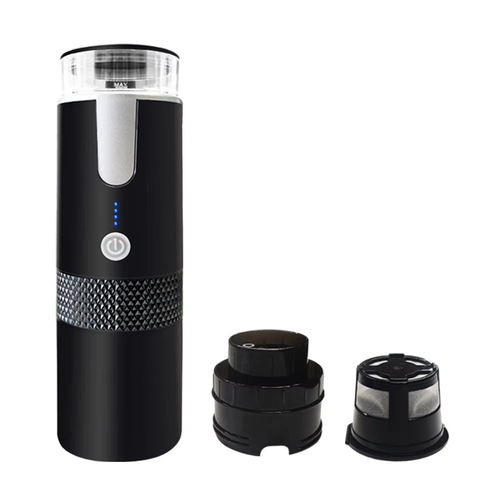 Portable Nespresso Coffe Maker Espresso Rechargeable Coffee Machine Outdoor Travebuilt-In Battery Extraction Powder & Capsule