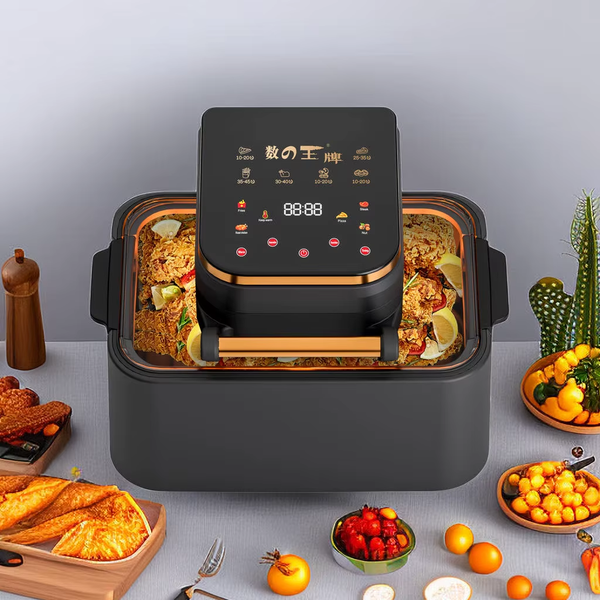 Home-Appliance Touch Control Non-Fat Fryer Kitchen Multicooker Air Fryer Machine Convection Oven Air Fryer without Oil