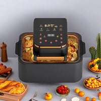 Home-Appliance Touch Control Non-Fat Fryer Kitchen Multicooker Air Fryer Machine Convection Oven Air Fryer without Oil