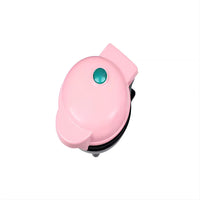 Multi Functional Mini Heart-Shaped Waffle Maker, Double-Sided Heated Breakfast Toaster, Portable Baking Machine